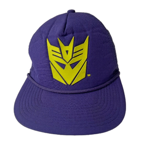Transformers Vintage Purple Snap Back Adjustable Baseball Cap